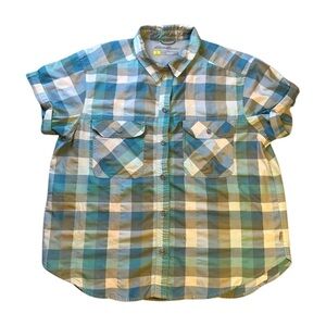 Eddie Bauer Womens Button Down Hiking Outdoor Top Size M